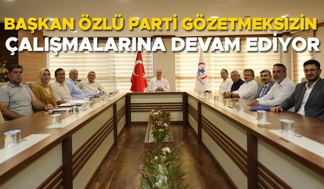 TÜM BELEDİYE BAŞKANLARINI AYNI MASA ETRAFINDA TOPLADI