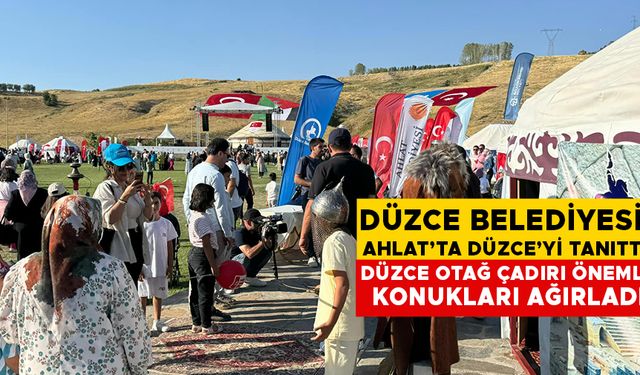 BAKAN ERSOY’DAN DÜZCE ÇADIRINA ZİYARET