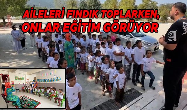 MEVSİMLİK TARIM İŞÇİLERİNİN ÇOCUKLARI İÇİN GÖNÜLLÜ ÖĞRETMENLİK YAPIYORLAR