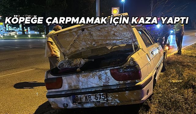 ARAÇTAKİ 3 KİŞİ YARALANDI