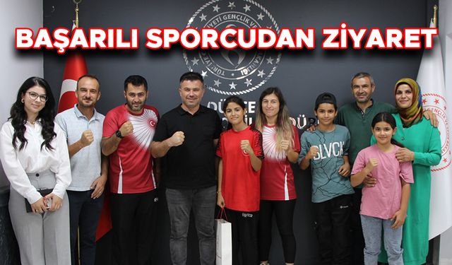 GENÇLİK VE SPOR İL MÜDÜRÜ İSA YAZICI’YI ZİYARET ETTİ