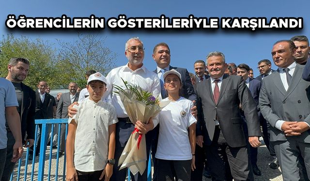 BAKAN IŞIKHAN, TARIM İŞÇİLERİNİN ÇOCUKLARIYLA BULUŞTU