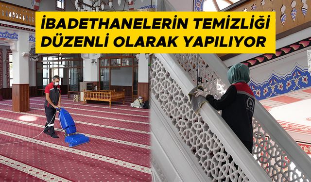 118 CAMİDE TEMİZLİK YAPILDI