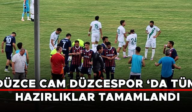 DÜZCE CAM DÜZCESPOR 3 PUAN HEDEFLİYOR