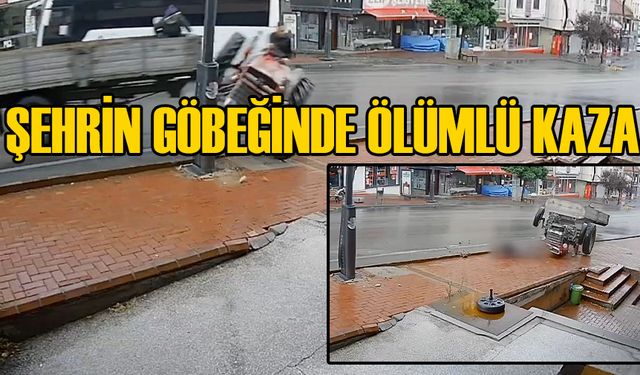 DEVRİLME ANI GÜVENLİK KAMERASINDA