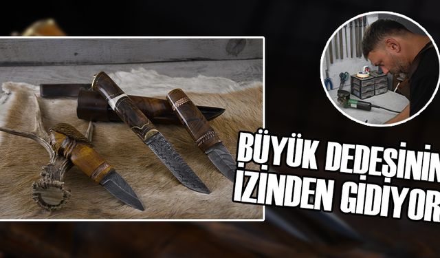 123 YILLIK ZANAATI ATÖLYESİNDE YAŞATIYOR