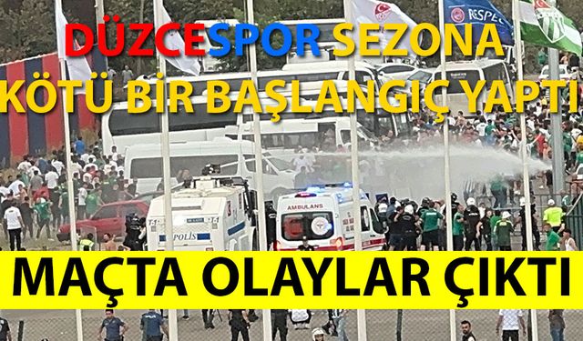 BURSASPOR TARAFTARINA POLİS MÜDAHALE ETTİ…