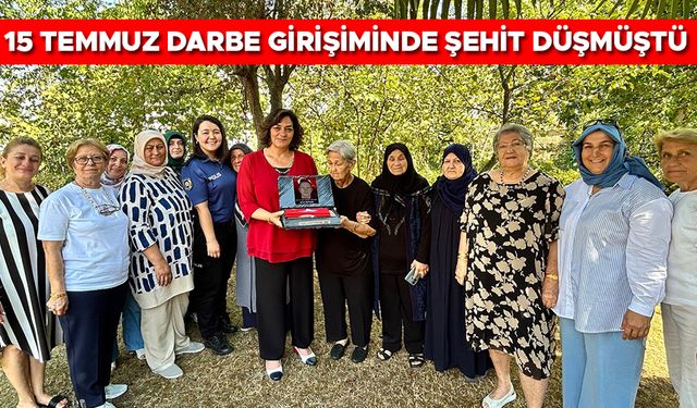 POLİS EŞLERİNDEN ŞEHİT AİLESİNE ANLAMLI ZİYARET