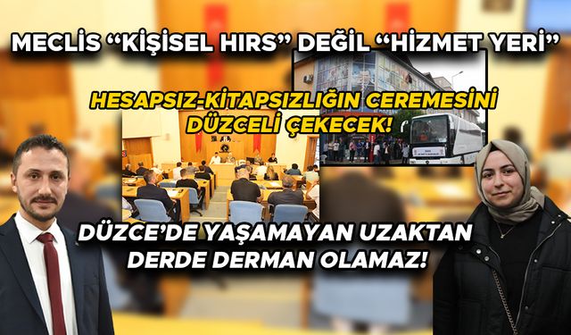 AK PARTİ ‘DÜZCE’DE ‘DEĞİŞİM’ DEDİ