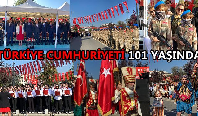 101. YIL COŞKUYLA KUTLANDI