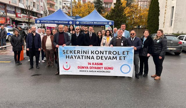 "ŞEKERİNİ KONTROL ET HAYATINA DEVAM ET" TEMASI İŞLENDİ