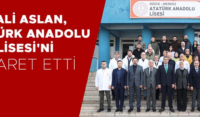 ASLAN, ÖĞRETMENLERE ÖZVERİLİ ÇALIŞMALARINDAN DOLAYI TEŞEKKÜR ETTİ