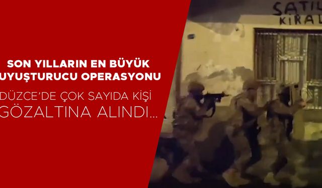 BAKAN YERLİKAYA DÜZCE EMNİYETİNİ VE JANDARMAYI TEBRİK ETTİ