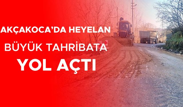 KAPANAN KÖY YOLU YENİDEN ULAŞIMA AÇILDI