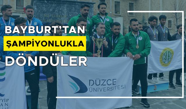 DÜZCE ÜNİVERSİTESİ ERKEK RAFTİNG TAKIMI TÜRKİYE ŞAMPİYONU OLDU