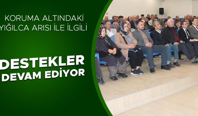 İLÇEDE BİLGİLENDİRME TOPLANTISI DÜZENLENDİ