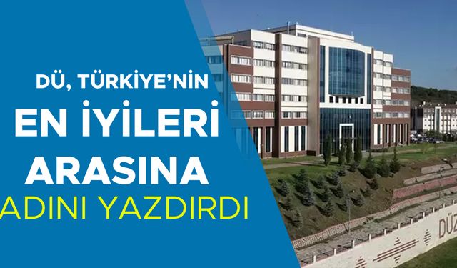 REKTÖR: BU BAŞARI ÖZVERİLİ ÇALIŞMALARIN KANITI