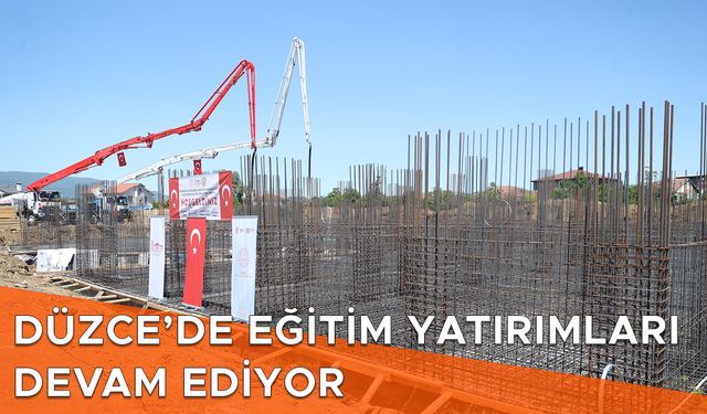 DÜZCE GÜZEL SANATLAR LİSESİ’NİN TEMEL ATMA TÖRENİ YAPILDI