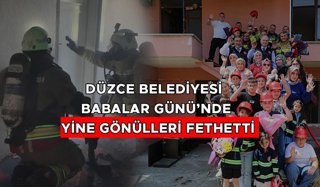 CAN KURTARMAYA GİDEN İTFAİYECİLERE BABALAR GÜNÜ SÜRPRİZİ