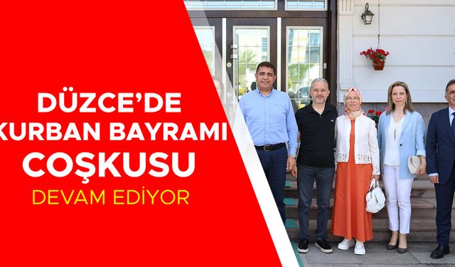 VALİ ASLAN KAYMAKAMLAR VE KURUM İL MÜDÜRLERİ İLE BAYRAMLAŞTI