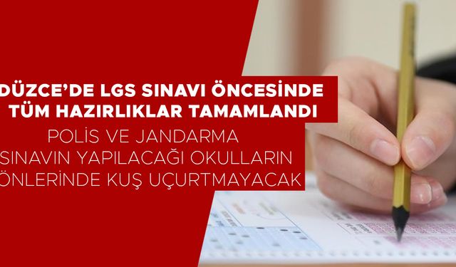 VALİ ASLAN’DAN ÖĞRENCİLER VE DÜZCELİLER’E MESAJ VAR