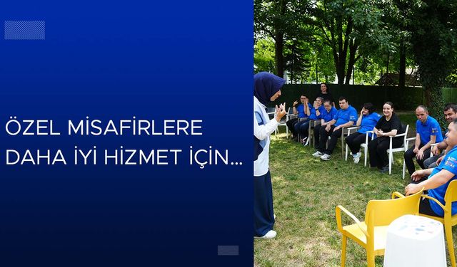BELTUR ÇALIŞANLARI İŞARET DİLİ ÖĞRENİYOR
