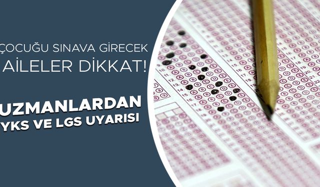 “ÇOCUĞUNUZU STRESTEN UZAK TUTUN”