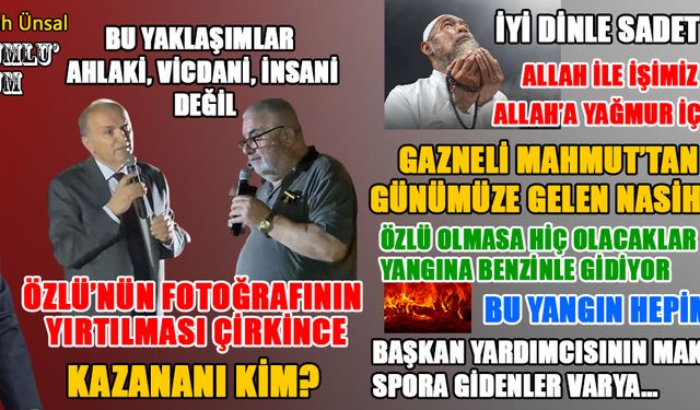 DÜZCE BU GÜNDEMİ BU ANILMAYI HAKETMİYOR