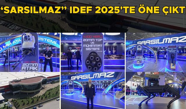 ATAK BURUN TOPU VE İNSANSIZ KARA ROBOTLARI İLGİ ODAĞI OLDU