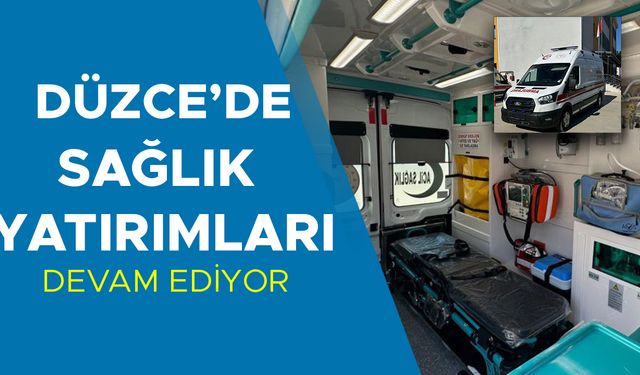 TAM DONANIMLI AMBULANS TAHSİS EDİLDİ