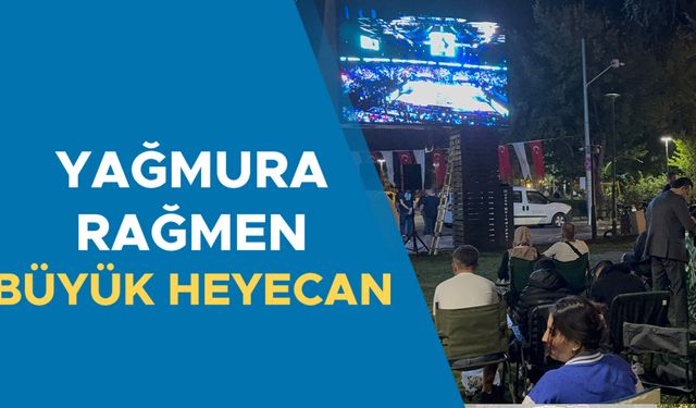 MİLLET BAHÇESİNDE MİLLİ TAKIM COŞKUSU