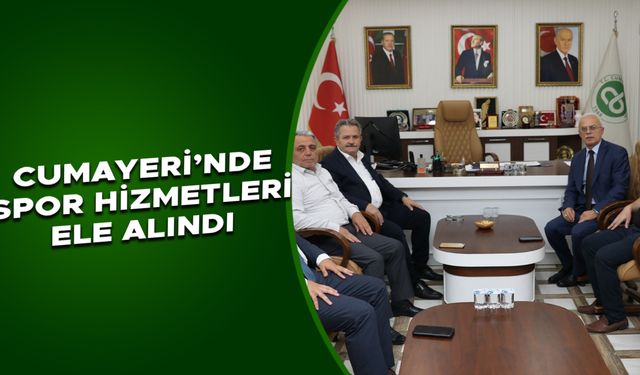 ARSLANTÜRK’TEN CUMAYERİ’NE SPOR ZİYARETİ