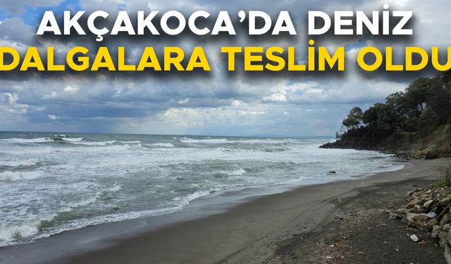 DALGA BOYU 2 METREYİ BULDU