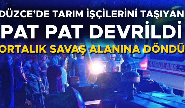 ÇOK SAYIDA YARALI VAR…