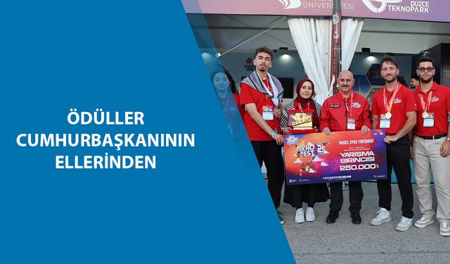 DÜZCE ÜNİVERSİTESİ ÖĞRENCİLERİ TEKNOFEST 2025’TE ZİRVEDE
