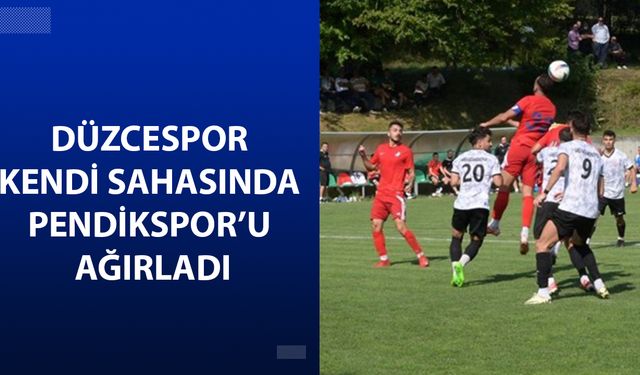 DÜZCESPOR PENALTILARDA YIKILDI