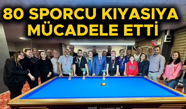 BİLARDODA ŞAMPİYON ÖZKAN KOCABIYIK