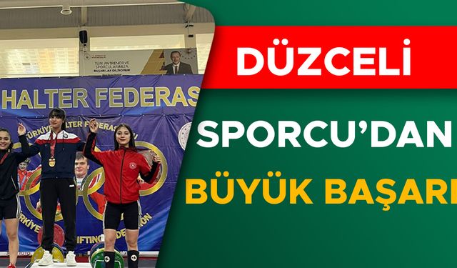 HALTERDE TÜRKİYE İKİNCİSİ OLDU