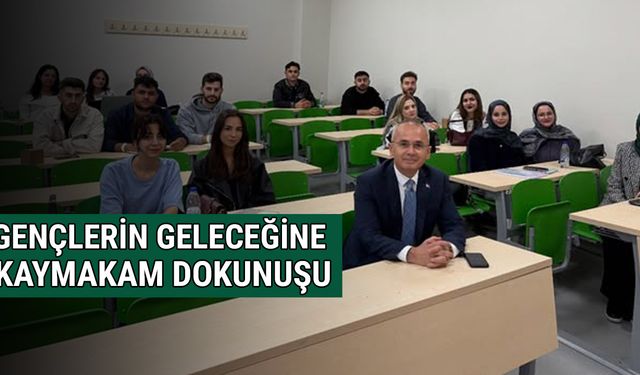 AKÇAKOCA KAYMAKAMI PİŞKİN FAKÜLTEDE DERS VERMEYE BAŞLADI