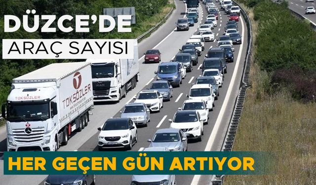 TRAFİĞE KAYITLI ARAÇ SAYISI BELLİ OLDU