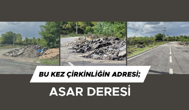 YOL KENARI MI ATIK İNŞAAT ÇÖPLÜĞÜ MÜ!