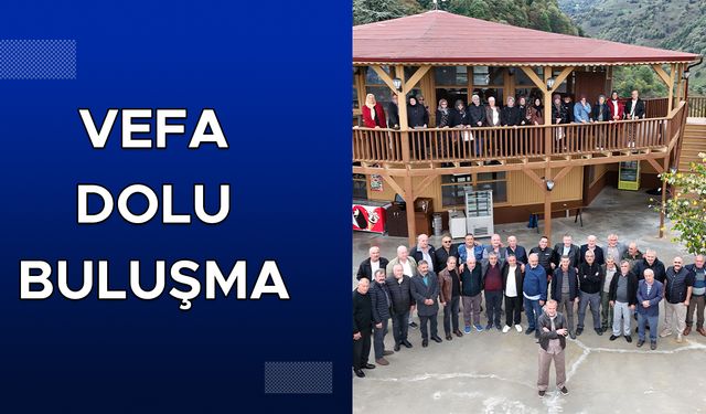 36 YILLIK ASKER ARKADAŞLARI, KANSER HASTASI DOSTLARI İÇİN DÜZCE’DE BULUŞTU