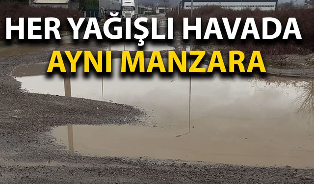 DORÜS BÖLGESİ’NDE YOLLAR GÖLE DÖNDÜ