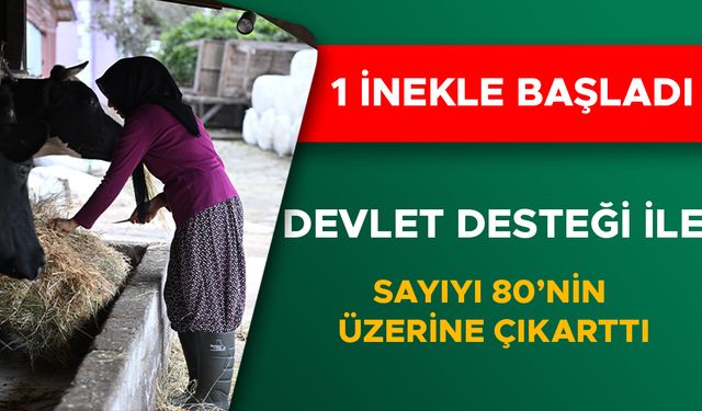 KADIN GİRİŞİMCİ ÇİFTLİK SAHİBİ OLDU