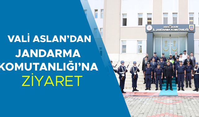 JANDARMA KOMUTANI TETİK’TEN ÇALIŞMALARI HAKKINDA BİLGİ ALDI