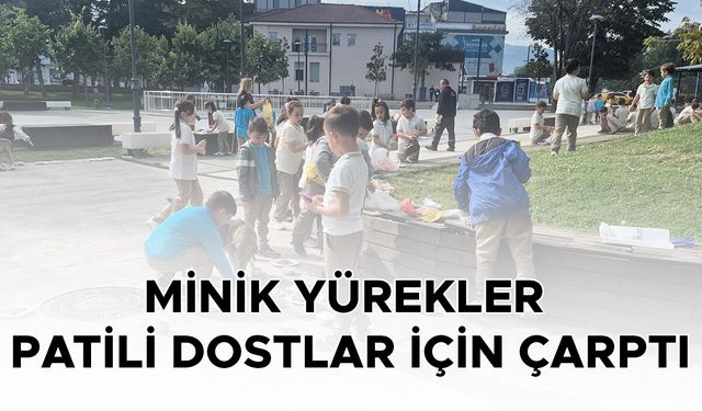 İLKOKUL ÖĞRENCİLERİ, MİLLET BAHÇESİNİN MASKOTLARINI UNUTMADI