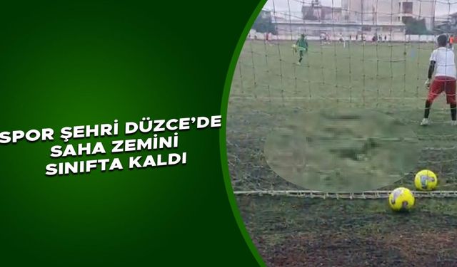 ‘’ÇOCUKLAR ÇUKURDA ANTRENMAN YAPIYOR’’