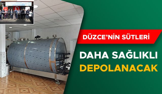 ÇİĞ SÜT TOPLAMA MERKEZİ DÜZENLENEN TÖRENLE AÇILDI