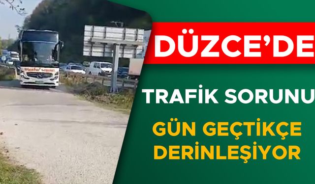 YAN YOLU KULLANAN AĞIR TONAJLI ARAÇLAR TEHLİKE SAÇIYOR