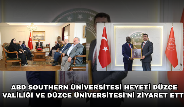 VALİLİĞİ VE REKTÖRÜLÜĞÜ ZİYARET ETTİLER